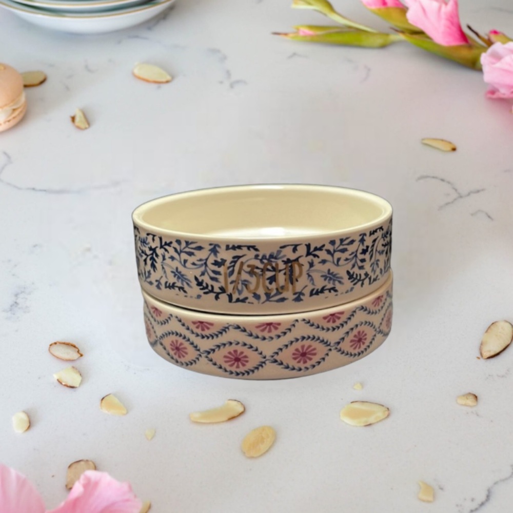 Floral Stacking Measuring Bowls